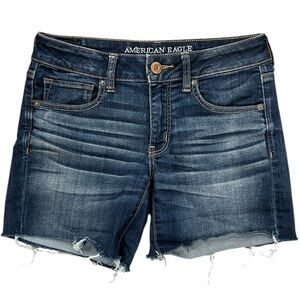 American Eagle Midi Jean Shorts
